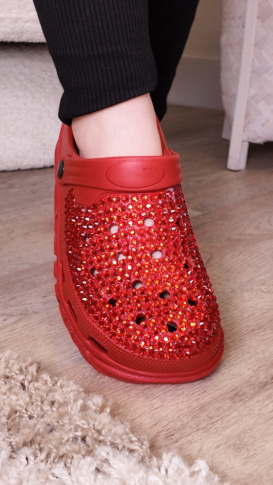 Red Crystal Shoes SH41