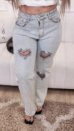 Let Love Rule Crystal Jeans (Light) CL754