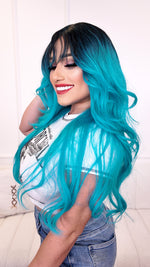 Turquoise Wig (Pre-Order 3-10 business days to ship)