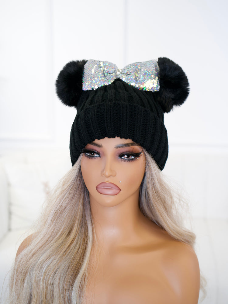 Wonderland Bow Beanie BB687