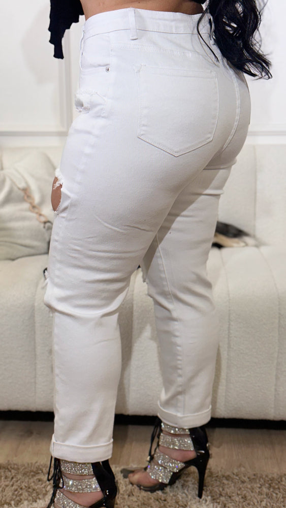 Dangerous Woman White Jeans CL253