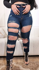La La Distressed Jeans CL246