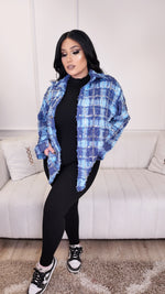 Lose Control Crystal Flannel Shirt CL448