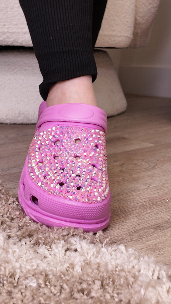 Pink Crystal Shoes SH39