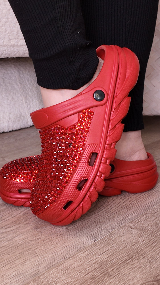 Red Crystal Shoes SH41