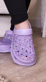 Lilac Crystal Shoes SH46