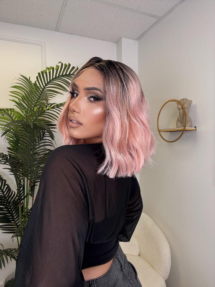 Bauer Lace Front Wig (Has Tinsel)