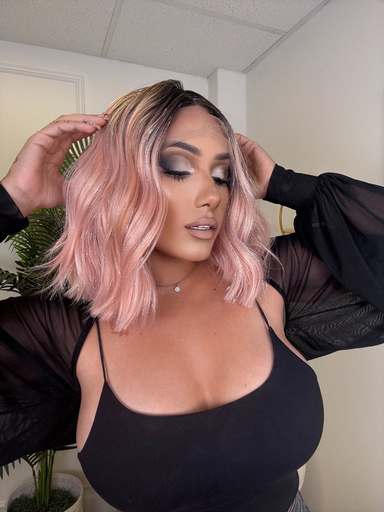 Bauer Lace Front Wig (Has Tinsel)