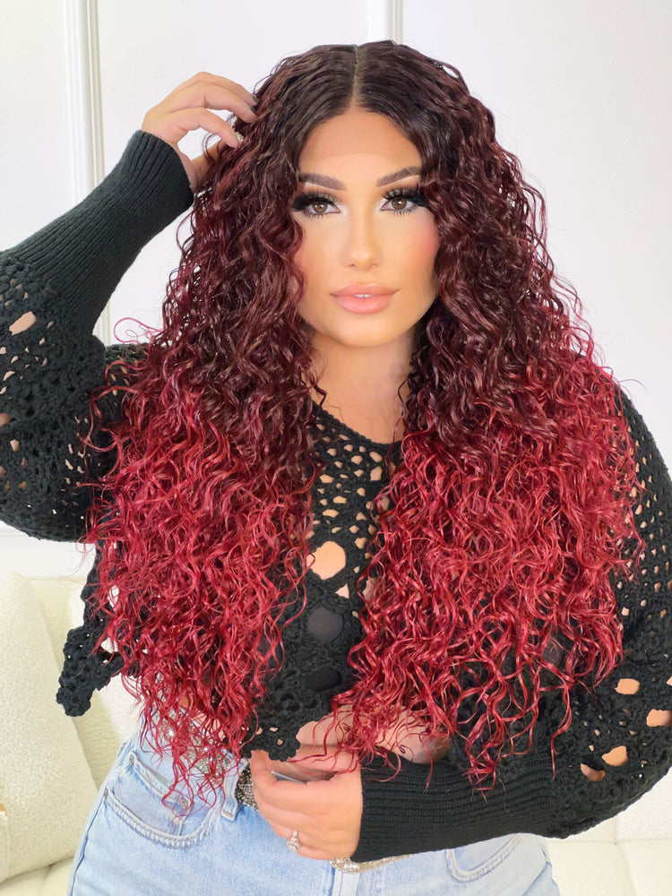 Ruby Lace Front Wig (Wet Look)