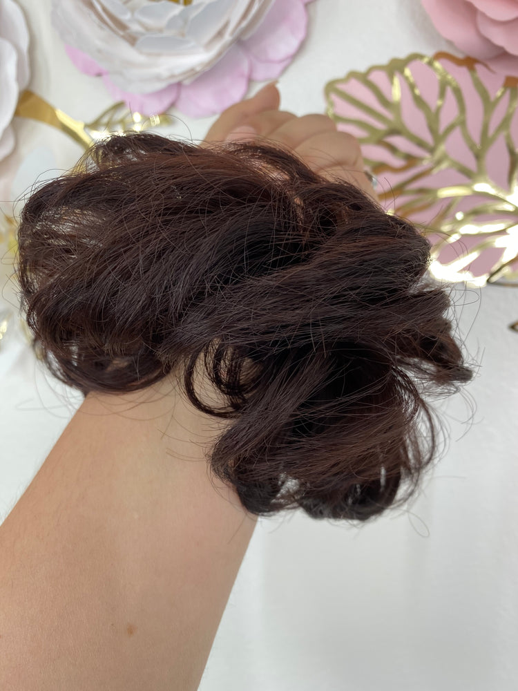 Messy Bun Dark Brown/Slight Auburn  Pt130