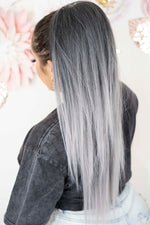 Straight Gray Ombre Mix Pt124