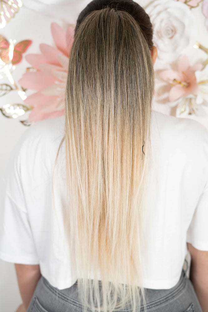 Straight Cute Blonde Ombre PT136