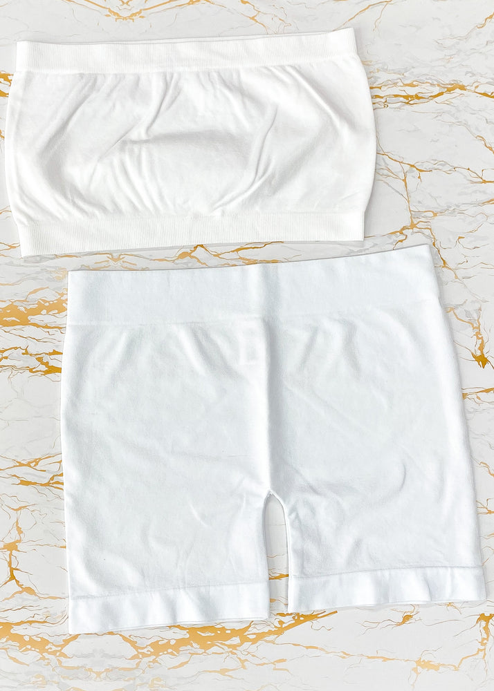 Nylon Shorts (White)